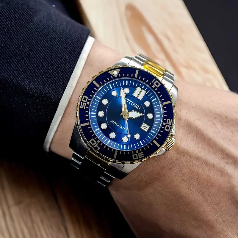 Citizen Men's Blue Dial Modern Design Watch-  NJ0174-82L